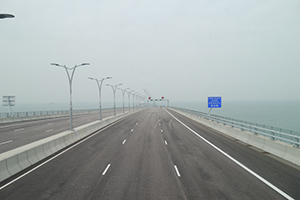 On the Hong Kong - Zhuhai - Macau Bridge, 20 November 2019