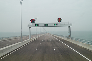 On the Hong Kong - Zhuhai - Macau Bridge, 20 November 2019