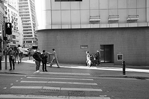 Street scene, Morrison Street, Sheung Wan, 9 December 2019