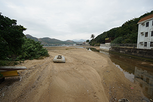 Low tide in the estuary at Sok Kwu Wan, Lamma Island, 15 December 2019