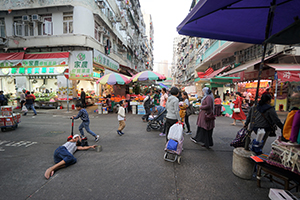 Street scene, Kowloon, 26 December 2019