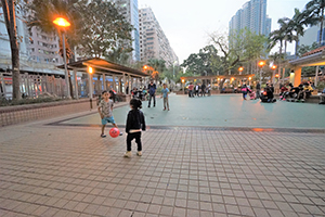 Scene in a playground, Kowloon, 26 December 2019