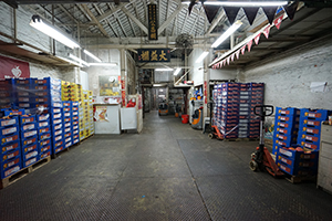 Yau Ma Tei Fruit Market at night, 26 December 2019