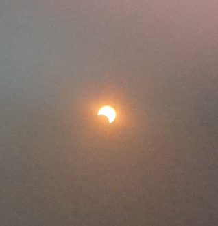Partial annular solar eclipse, viewed from Tsim Sha Tsui, 26 December 2019
